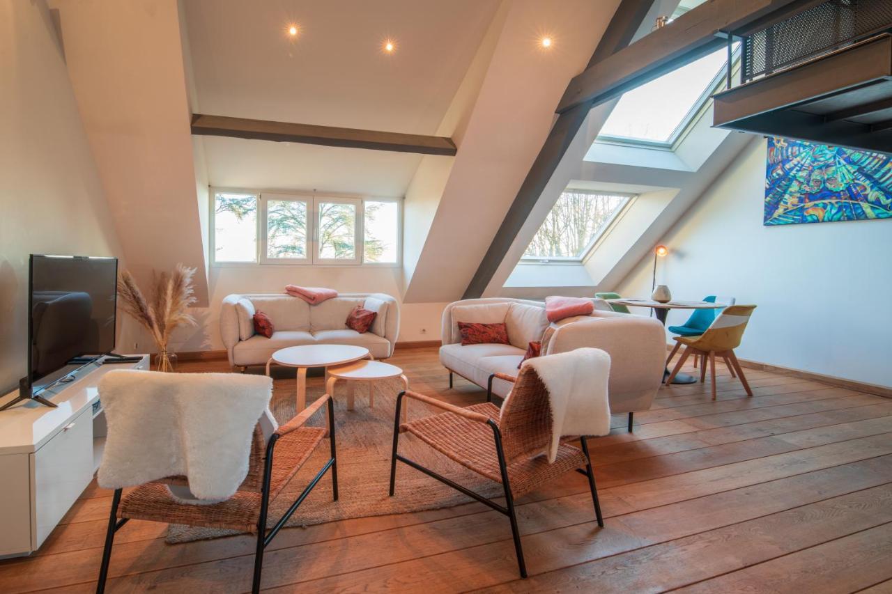 Апартаменти Loft Les Deux Cedres Avec Vue Panoramique Шарлевіль-Мезьєр Екстер'єр фото